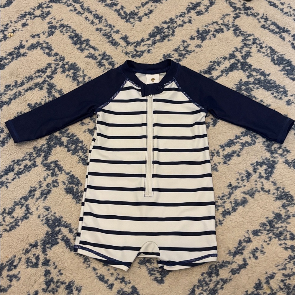 Tucker + Tate one piece rash guard swimsuit